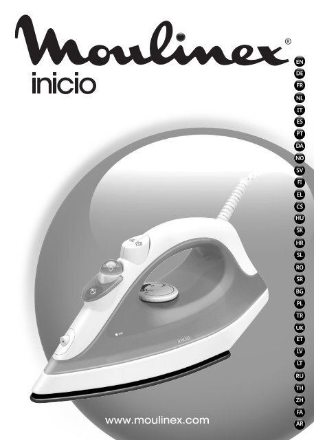 Moulinex INICIO - IM1230E0 - Modes d'emploi INICIO Moulinex