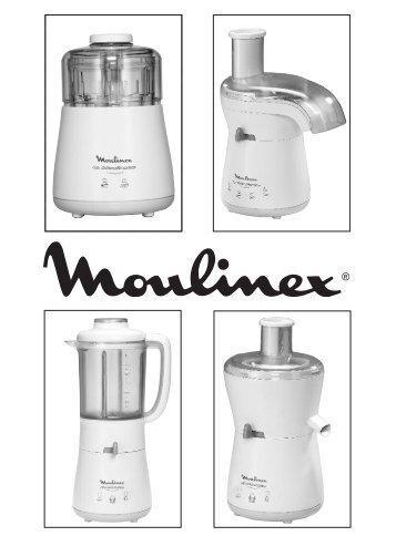 Moulinex hachoir la moulinette - DPA541 - Modes d'emploi hachoir la moulinette Moulinex