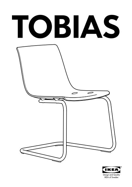 Ikea TOBIAS chaise - 90185320 - Plan(s) de montage