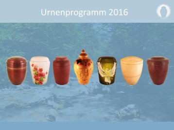 URNENPROGRAMM 2016 