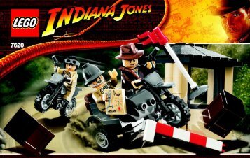 Lego Indiana Jonesâ¢ Motorcycle Chase - 7620 (2008) - Ambush in Cairo BUILDING INSTR. FOR 7620