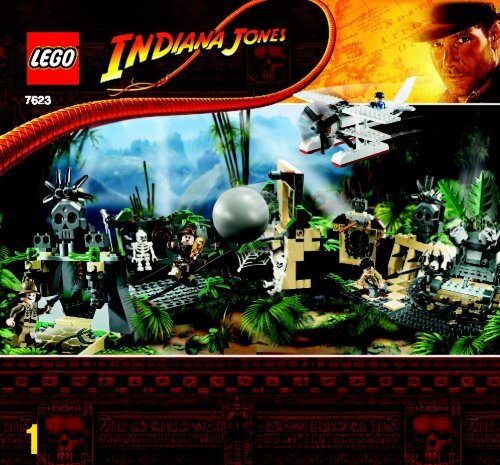 Lego Temple Escape - 7623 (2008) - Ambush in Cairo BUILD. INSTR. 7623 - BOOK 1