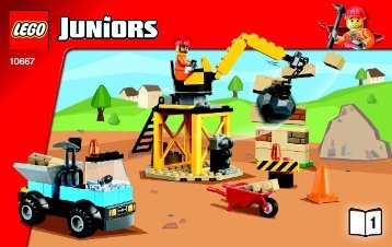 Lego LEGOÂ® Juniors Construction - 10667 (2014) - Vehicle Suitcase BI 3003/32- 10667 BOOK 1/2 V29