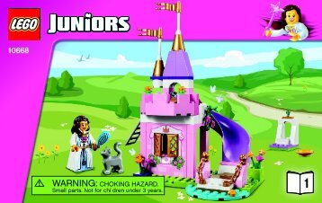 Lego The Princess Play Castle - 10668 (2014) - Vehicle Suitcase BI 3003/32- 10668 BOOK 1/2 V39