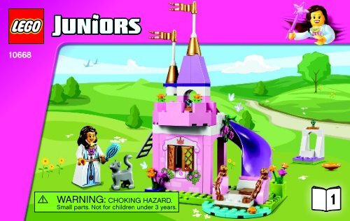 Lego The Princess Play Castle - 10668 (2014) - Vehicle Suitcase BI 3003/32- 10668 BOOK 1/2 V39