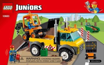 Lego Road Work Truck - 10683 (2015) - Pony Farm BI 3004/56 - 10683 V39