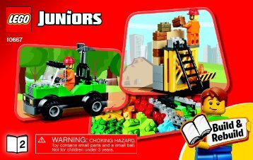 Lego LEGOÂ® Juniors Construction - 10667 (2014) - Vehicle Suitcase BI 3003/20- 10667 BOOK  2/2 V39