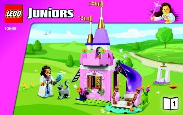 Lego The Princess Play Castle - 10668 (2014) - Vehicle Suitcase BI 3003/32- 10668 BOOK 1/2 V29