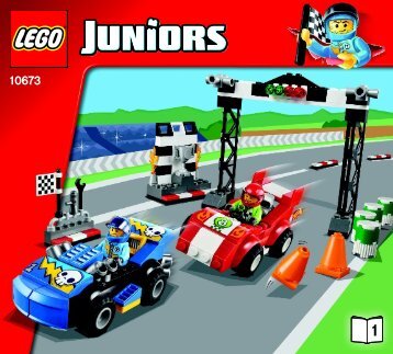 Lego Race Car Rally - 10673 (2014) - Vehicle Suitcase BI 3017 / 32 - 65g-10673 BOOK 1/2 V29