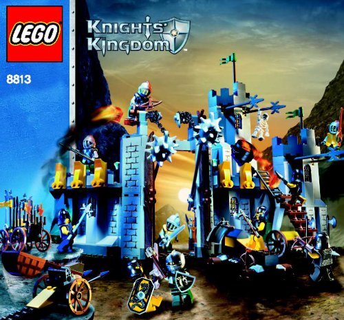 Lego Battle at the Pass - 8813 (2006) - Knights' Castle Wall BI, 8813 IN