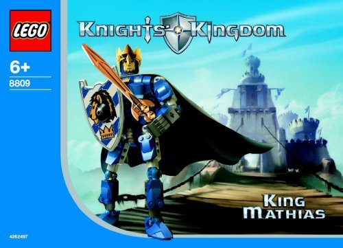 Lego King Mathias - 8809 (2004) - Knights' Castle Wall BI, 8809