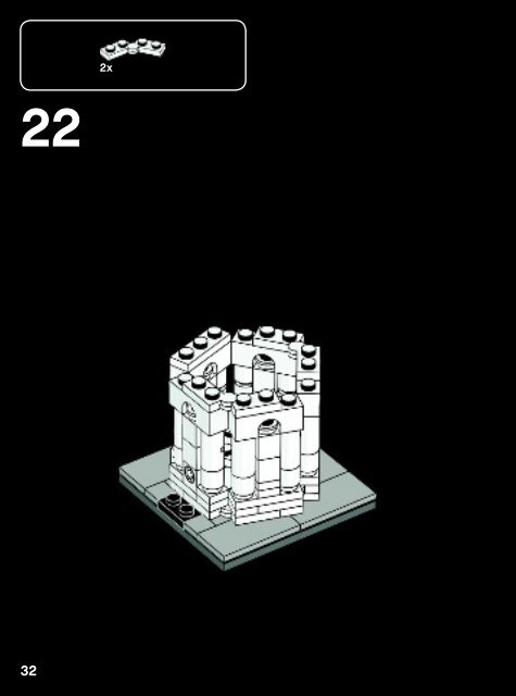 Lego The Leaning Tower of Pisa - 21015 (2013) - Robie&trade; House BI 3022/96+4-115+150G 21015 V.39