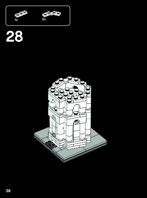 Lego The Leaning Tower of Pisa - 21015 (2013) - Robie&trade; House BI 3022/96+4-115+150G 21015 V.39