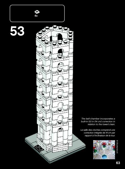 Lego The Leaning Tower of Pisa - 21015 (2013) - Robie&trade; House BI 3022/96+4-115+150G 21015 V.39