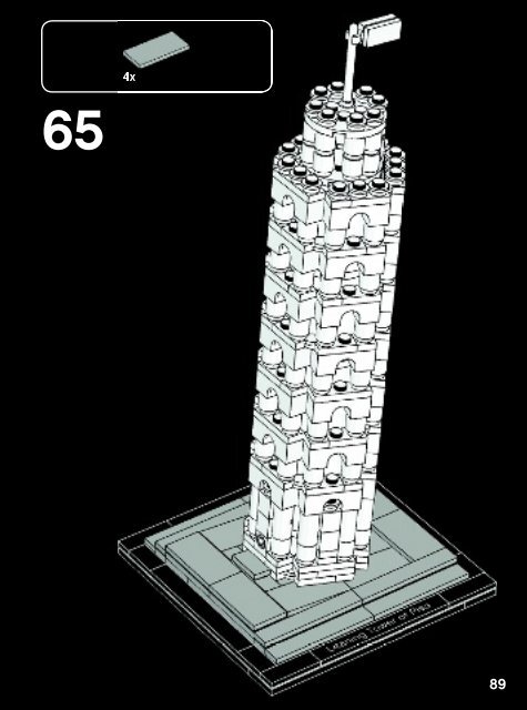 Lego The Leaning Tower of Pisa - 21015 (2013) - Robie&trade; House BI 3022/96+4-115+150G 21015 V.39