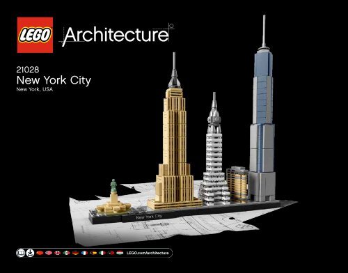 Lego New York City - 21028 (2016) - Trevi Fountain BI 3018/112+4/115+350g, 21028 V29