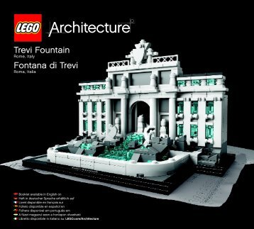 Lego Trevi Fountain - 21020 (2014) - Trevi Fountain BI 3017 / 140+4 / 115+350g PB, 21020 V29