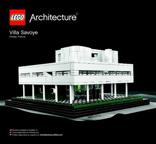 Lego Villa Savoye - 21014 (2012) - Robie&trade; House BI 3005 152+4/115g+350g - 21014 V.39