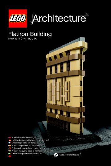 Lego Flatiron Building - 21023 (2015) - Trevi Fountain BI 3002/84+4/115+350G 21023 V29