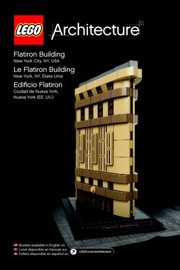 Lego Flatiron Building - 21023 (2015) - Trevi Fountain BI 3002/112+4/115+350g 21023 V39