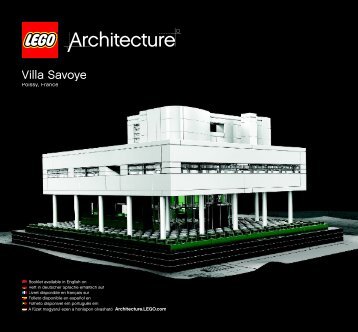 Lego Villa Savoye - 21014 (2012) - Robieâ¢ House BI 3005 152+4/115g+350g - 21014 V.29