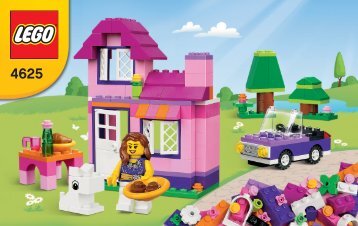 Lego LEGOÂ® Pink Brick Box - 4625 (2012) - Key Account Exclusive BI 3004/32 - 80g, 4625 V29/39