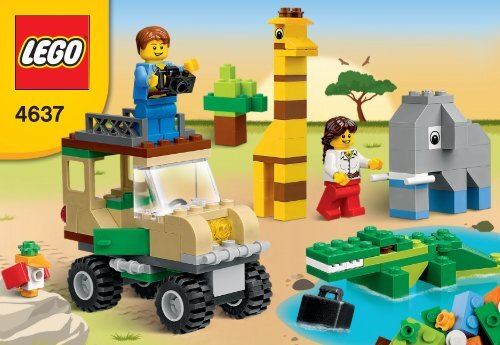Lego Safari Building Set - 4637 (2011) - LEGO&reg; Build &amp; Play Box BI 3010/32,4637 V29