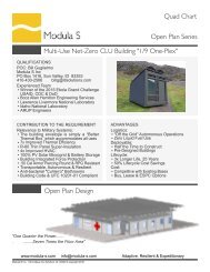 Modula S Quad 1.9 OnePlex Open Plan Series