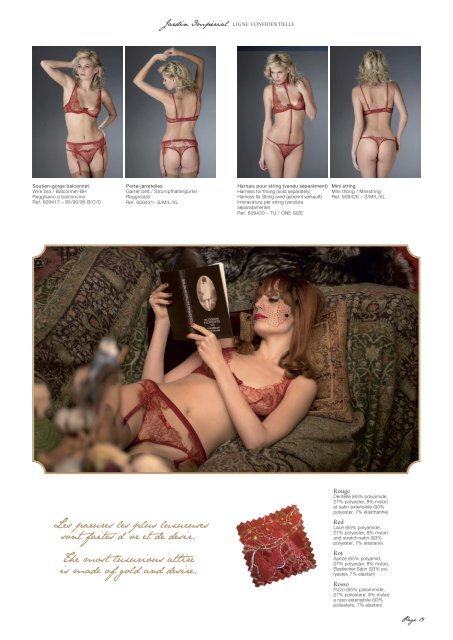 Lingerie von Ow, Freiburg. Katalog 2016 : Maison Close Lingerie 