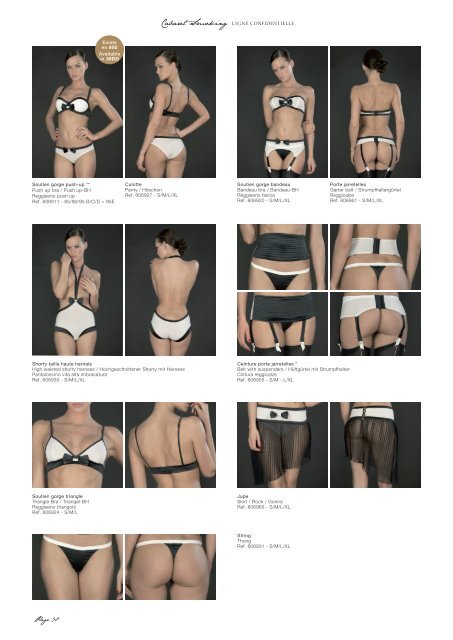 Lingerie von Ow, Freiburg. Katalog 2016 : Maison Close Lingerie 