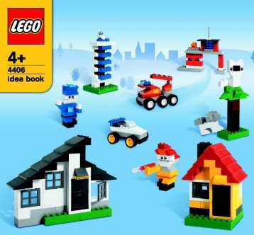 Lego Buildings - 4406 (2004) - Build with Bricks BUI. INST.3005 /4406/VER.90&91