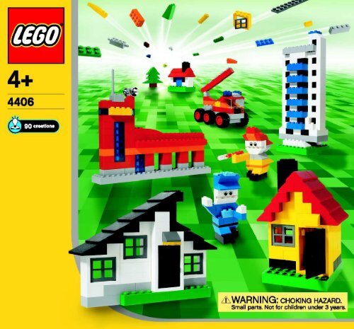 Lego Buildings - 4406 (2004) - Build with Bricks BUILDINGINSTRUCTION 4406 NA