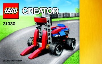 Lego Red Go-Kart - 31030 (2014) - Red Go-Kart BI 3003/28- 31030 V39 2/3