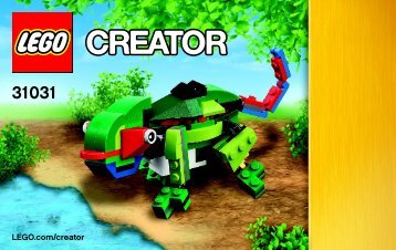 Lego Rainforest Animals - 31031 (2014) - Red Go-Kart BI 3004/36 - 31031 V29 2/3