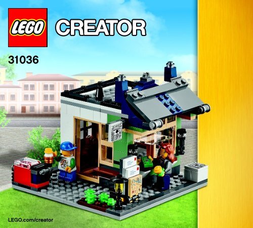 Lego Toy &amp;amp; Grocery Shop - 31036 (2015) - Red Go-Kart BI 3017 / 60 -  65g, 31036 V39 2/3