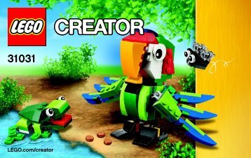 Lego Rainforest Animals - 31031 (2014) - Red Go-Kart BI 3004 60/ - 31031 V29 1/3