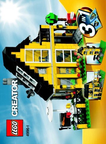 Lego Beach House - 4996 (2008) - Fast flyers BUILDING INSTR., 4996, 1/3
