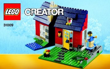 Lego Small Cottage - 31009 (2013) - Small Cottage BI 3004/60+4*, 31009 V29 2/3