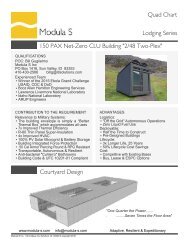 Modula S Quad 2.48 TwoPlex Lodging Series