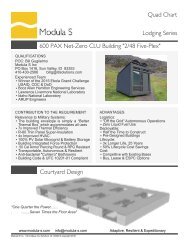 Modula S Quad 2.48 FivePlex Lodging Series