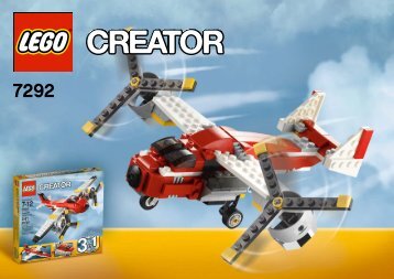 Lego Propeller Adventures - 7292 (2012) - Super Soarer 7292 4th Model