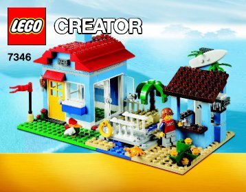 Lego Seaside House - 7346 (2012) - Super Soarer BI 3016/56 - 7346 V29/39 3/3