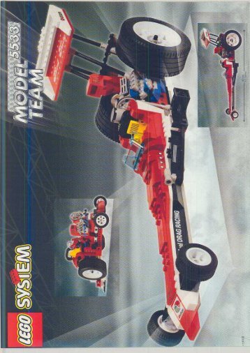 Lego Team Dragster - 5533 (1999) - Transport Ferry BUILDING INST. FOR 5533