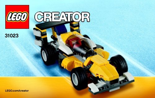 Lego Yellow Racers - 31023 (2014) - Twinblade Adventures BI 3004/60+4 - 31023 2/3 V39