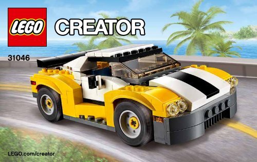 Lego Fast Car - 31046 (2015) - Desert Racers BI 3004/56, 31046 1/3 V39