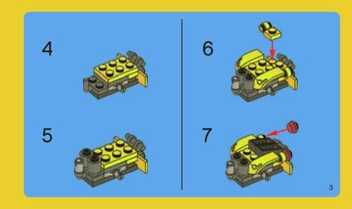 Lego Mini Digger - 5761 (2010) - Transport Ferry BI 3001/24 - 5761 V 29/39