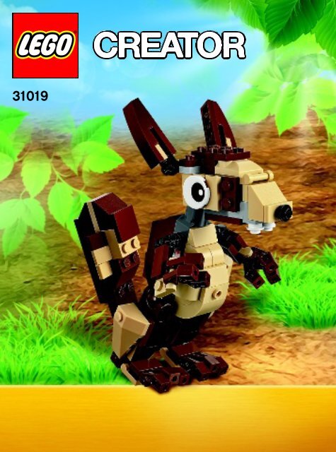 Lego Forest Animals - 31019 (2013) - Small Cottage BI 3022/40-65G, BOOK 2/3, 31019, V29