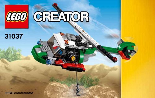 Lego Adventure Vehicles - 31037 (2015) - Red Go-Kart BI 3004/52 - 31037 V39 3/3