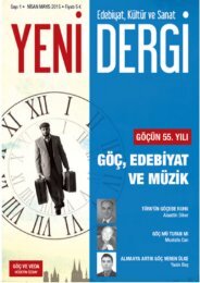 YENİ DERGİ NİSAN-MAYIS 2016