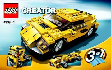 Lego Creator Co-pack - 66234 (2007) - Apple Tree House BUILD. INSTR. 3004 4939 1/2 IN